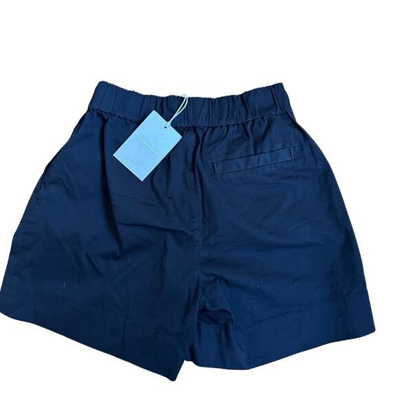 NWT Everlane Womens Black Organic Cotton Elastic Waist Pull-on Easy Short Small - Picture 7 of 9